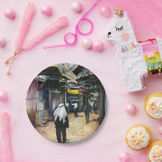 エルサレムの古代を通り抜けて家に帰る ペーパープレート (パーティー)