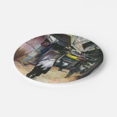 エルサレムの古代を通り抜けて家に帰る ペーパープレート (アングル)