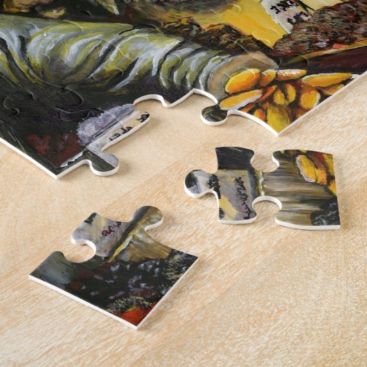 エルサレムの古代商業の伝統 ジグソーパズル (側面)