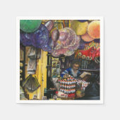 エルサレムの古代商業の伝統 スタンダードカクテルナプキン (正面)