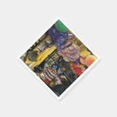 エルサレムの古代商業の伝統 スタンダードカクテルナプキン (角)