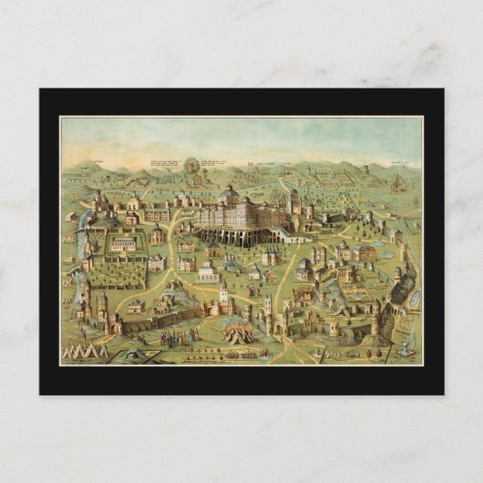 エルサレムの古都 ポストカード (正面)