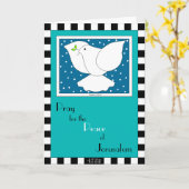 エルサレムの和平のためのグリーティングカード カード (黄色い花)