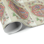 エルサレムの地図包装紙 ラッピングペーパー (ロールコーナー)