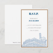 エルサレムの城壁 RSVP カード (正面/裏面)