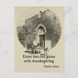 エルサレムの壁の背景に100時4分。 ポストカード