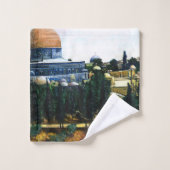 エルサレムの岩のドーム バスタオルセット (ウォッシュタオル)