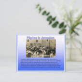 エルサレムの巡礼者たちの宗教 ポストカード (スタンド正面)