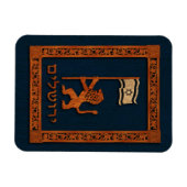 エルサレムの日のライオン（旗あり） マグネット (横)