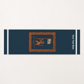 エルサレムの日のライオン（旗あり） ヨガマット (正面(横))