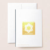 エルサレムの日のライオン（旗あり） 箔カード (裏面封筒付き)