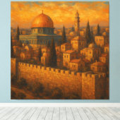 エルサレムの永遠の栄光 キャンバスプリント (インサイチュ (ウッドフロア))