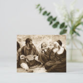 エルサレムの祈りの言葉のユダヤ人 ポストカード (スタンド正面)