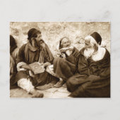 エルサレムの祈りの言葉のユダヤ人 ポストカード (正面)