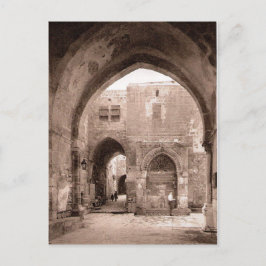 エルサレムの神殿山のチェーンゲート ポストカード