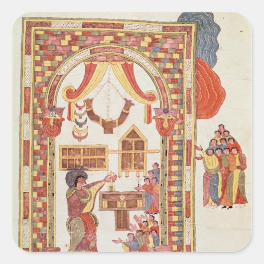 エルサレムの神殿 スクエアシール (正面)