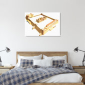 エルサレムの神殿。ヘロデ神殿 キャンバスプリント (インサイチュ (寝室))