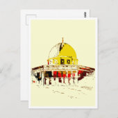 エルサレムの美しいを送る：ロックトラベルドーム ポストカード (正面/裏面)