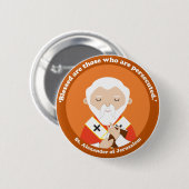 エルサレムの聖アレクサンダー 缶バッジ (正面&裏面)