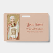 エルサレムの聖ベロニカ(JM 60、スタイル1) バッジ (裏面)