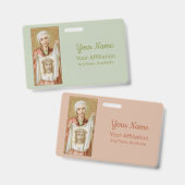 エルサレムの聖ベロニカ(JM 60、スタイル1) バッジ (正面＆裏面)