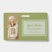 エルサレムの聖ベロニカ(JM 60;スタイル2) バッジ (裏面)