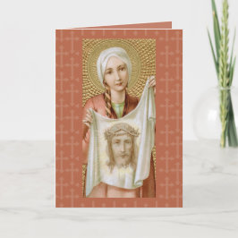 エルサレムの聖ベロニカ(JM 60)挨拶空白の カード