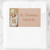 エルサレムの聖ベロニカ(JM 60) 長方形シール (バッグ)