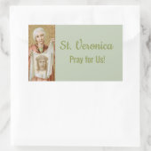 エルサレムの聖ベロニカ(JM 60) 長方形シール (バッグ)