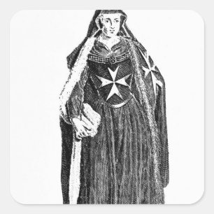 エルサレムの聖ヨハネの等級のCanoness スクエアシール