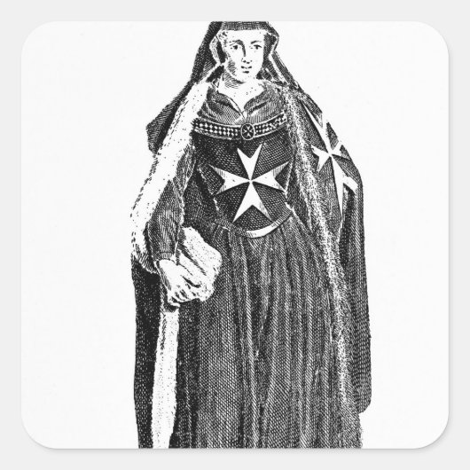 エルサレムの聖ヨハネ勲章の列聖 スクエアシール (正面)