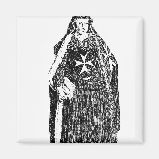 エルサレムの聖ヨハネ勲章の列聖 マグネット (正面)