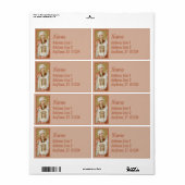 エルサレムの聖ヴェロニカ (JM 60) ラベル (フルシート)