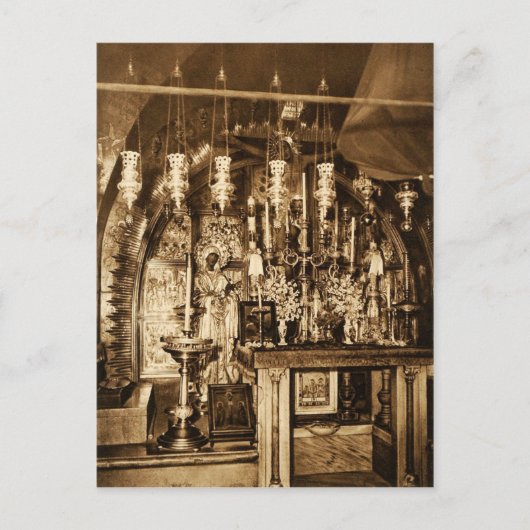 エルサレムの聖墳墓教会 ポストカード (正面)