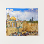 エルサレムの西壁(悲しみの壁) タペストリー (正面(横))