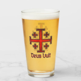 エルサレムの騎士テンプル騎士団十字架Deus Vult タンブラーグラス