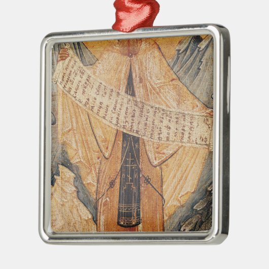 エルサレムのSt. Sabas、1572年のアイコン メタルオーナメント (左)