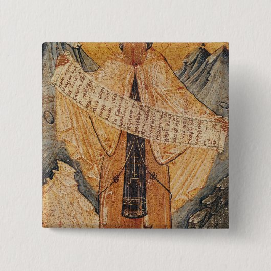 エルサレムのSt. Sabas、1572年のアイコン 缶バッジ (正面)