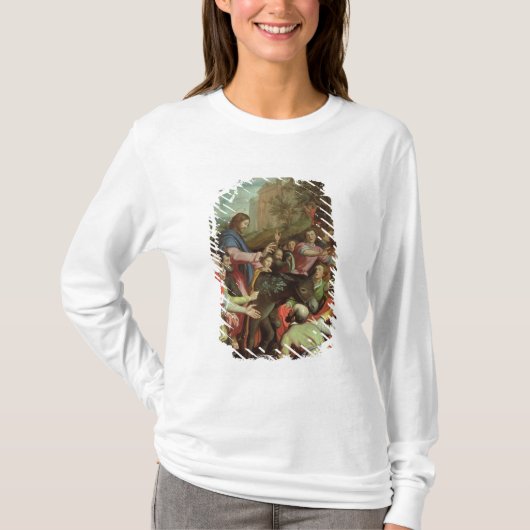 エルサレムへのキリストの記入項目 Tシャツ (正面)