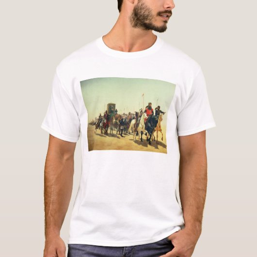 エルサレムへの彼の方法のリチャードCoeur de Lion Tシャツ (正面)