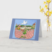 エルサレムアートグリーティングカード カード (黄色い花)