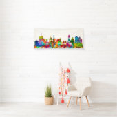 エルサレムイスラエルスカイライン 横断幕 (インサイチュ)