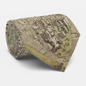 エルサレムイスラエル共和国(16世紀)のヴィンテージの地図 ネクタイ (ロール)