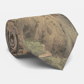 エルサレムイスラエル共和国(1846年)のヴィンテージの絵解き地図 ネクタイ (ロール)