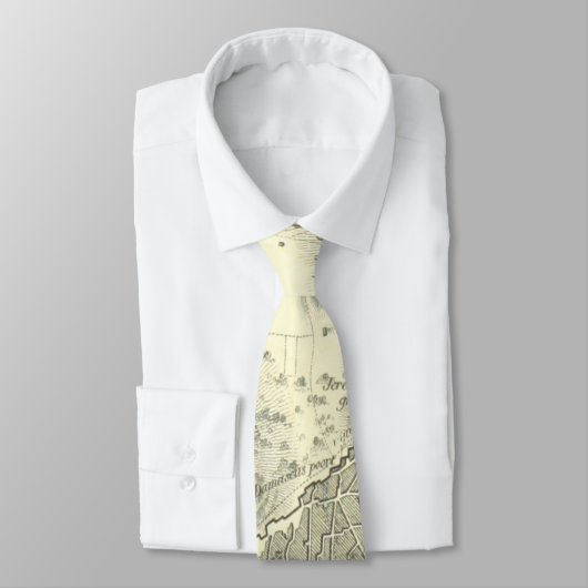 エルサレムイスラエル共和国(1859年)のヴィンテージの地図 ネクタイ (タイ)