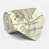 エルサレムイスラエル共和国(1859年)のヴィンテージの地図 ネクタイ (ロール)