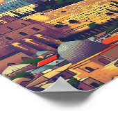 エルサレムヴィンテージアートトラベルイラストレーション ポスター (角)