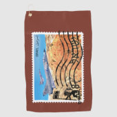 エルサレム再統一50周年記念 ゴルフタオル (正面)