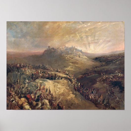 エルサレム前の十字軍 ポスター (正面)