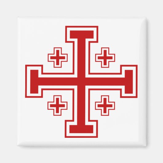 エルサレム十字架 マグネット (正面)